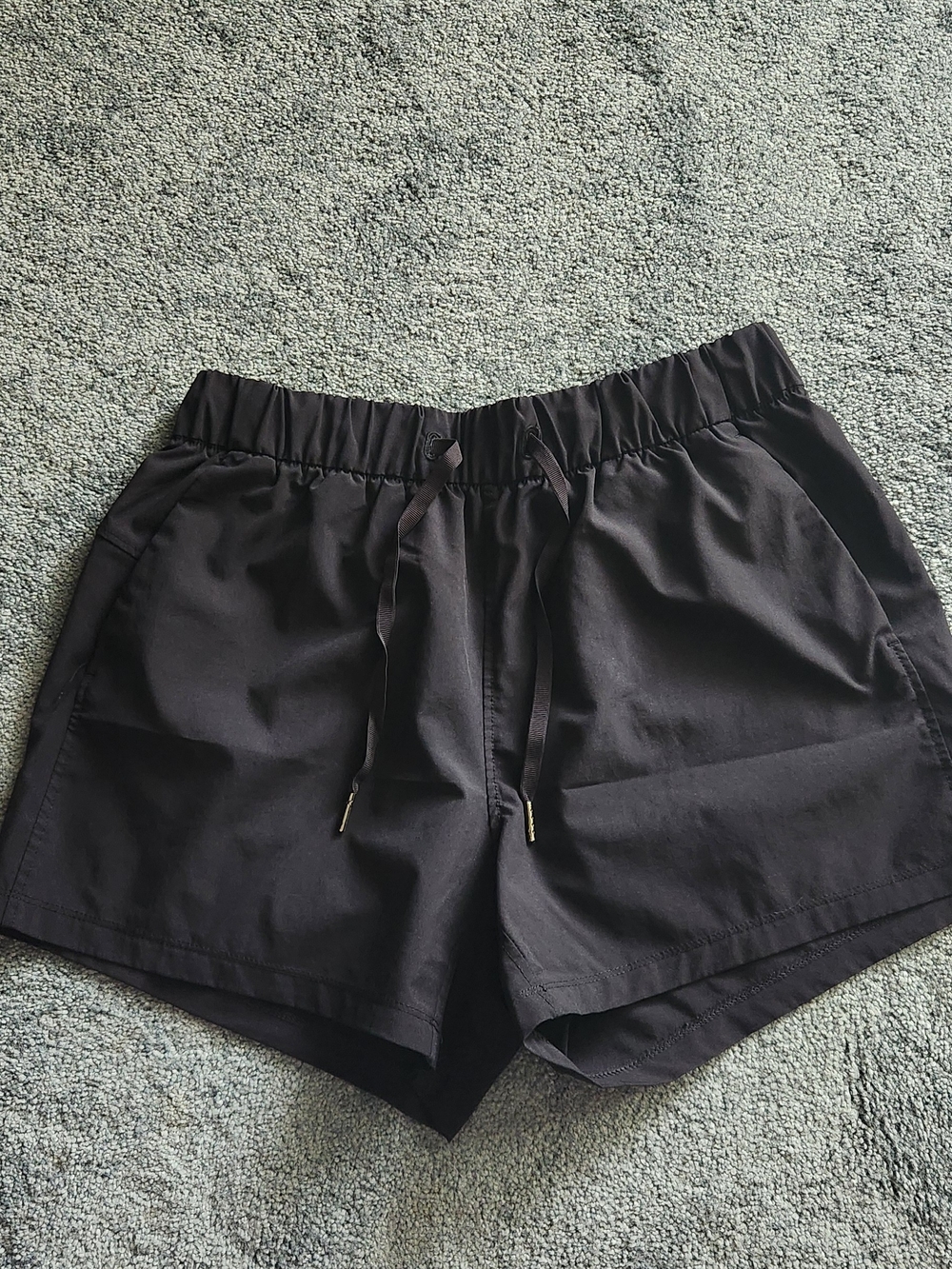 Avia Black Athletic Drawstring Shorts